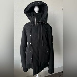IRO Black Hooded Performance Jacket cylian $1000